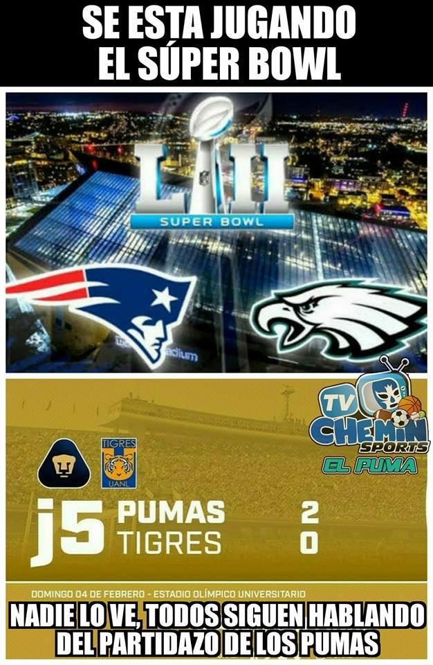 Esto es el Super Bowl LII... de los memes