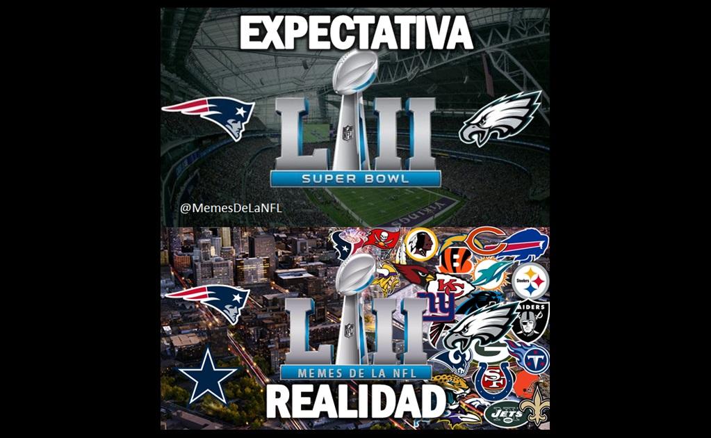 Esto es el Super Bowl LII... de los memes