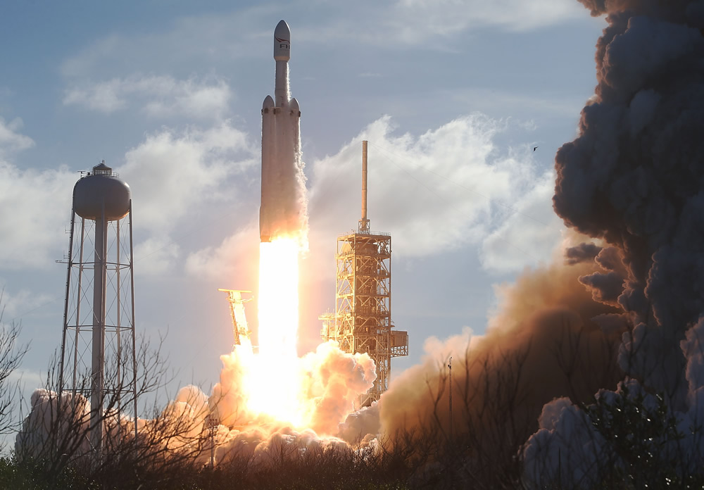 El Falcon Heavy es el cohete más poderoso del mundo.
