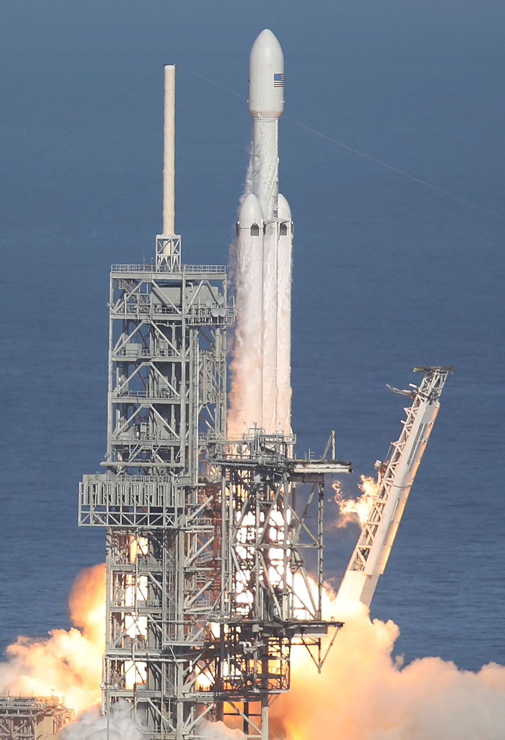 El Falcon Heavy es el cohete más poderoso del mundo.