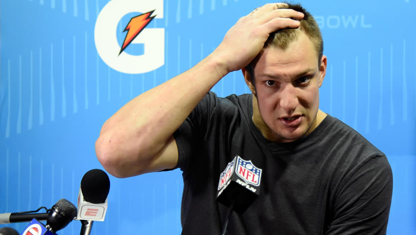 El hogar de Gronkowski fue asaltado durante el Super Bowl.