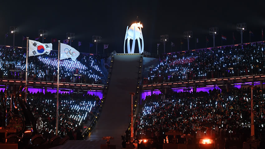 Lo mejor de la inauguración de los Juegos Olímpicos de Invierno Pyeongchang 2018