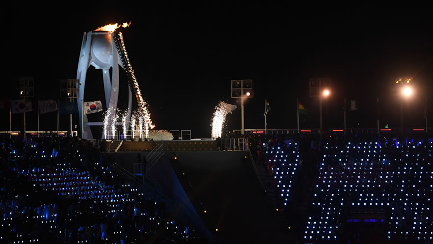 Lo mejor de la inauguración de los Juegos Olímpicos de Invierno Pyeongchang 2018