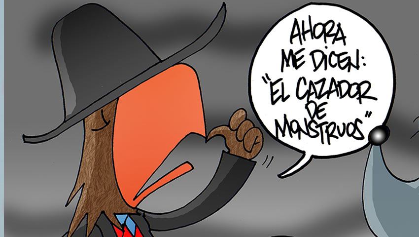 América, el cazador de monstruos