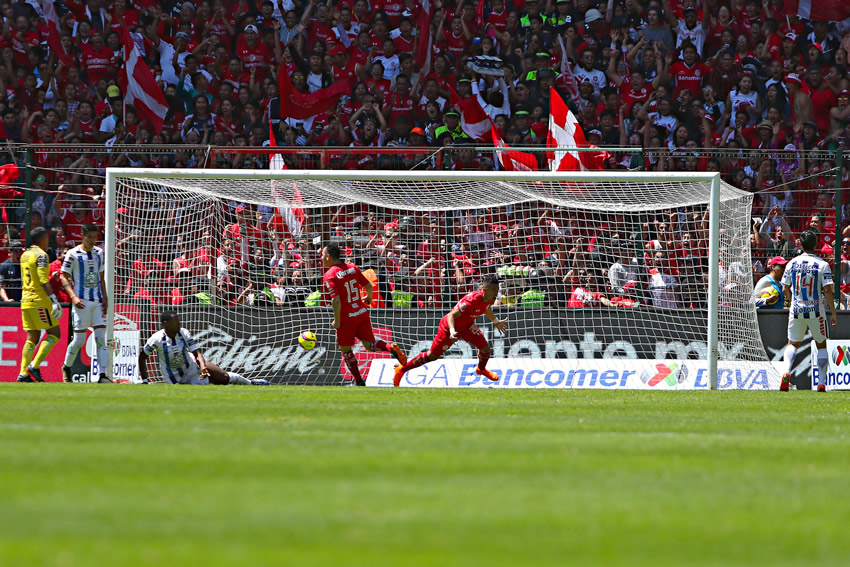 Toluca prolonga invicto en casa acosta de Pachuca