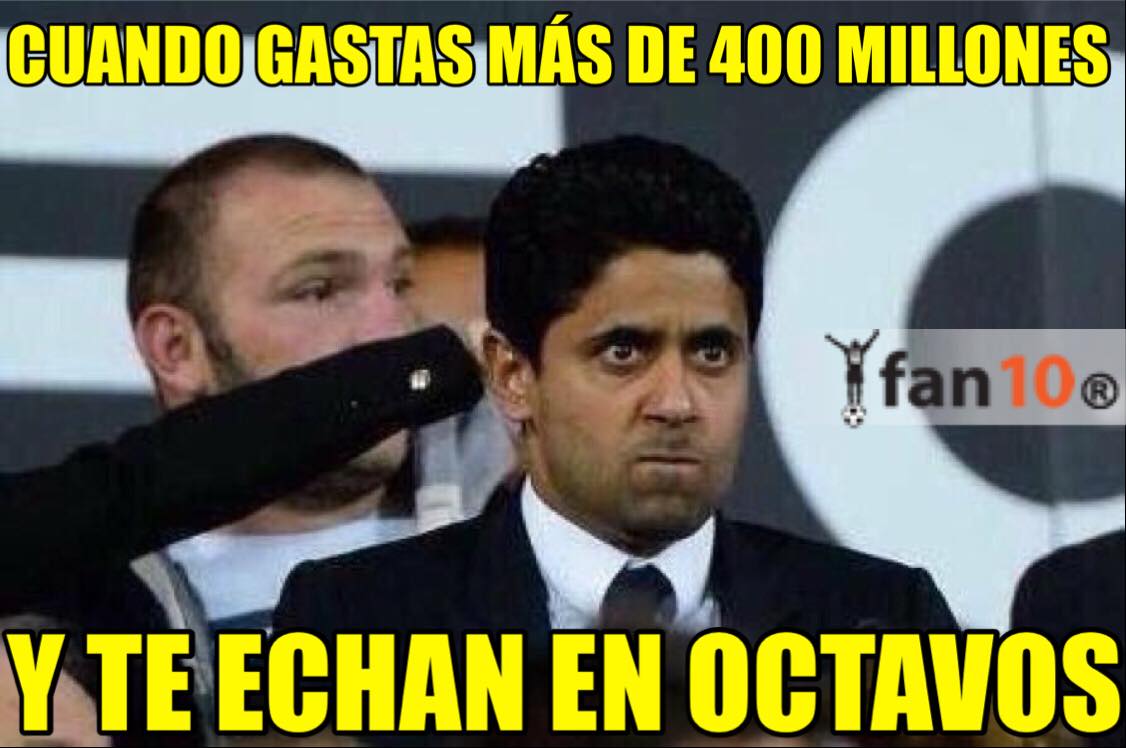 Mejores memes del PSG vs. Real Madrid en los octavos de la Champions League.