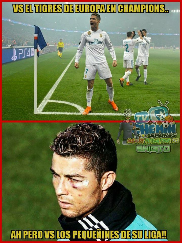 Mejores memes del PSG vs. Real Madrid en los octavos de la Champions League.