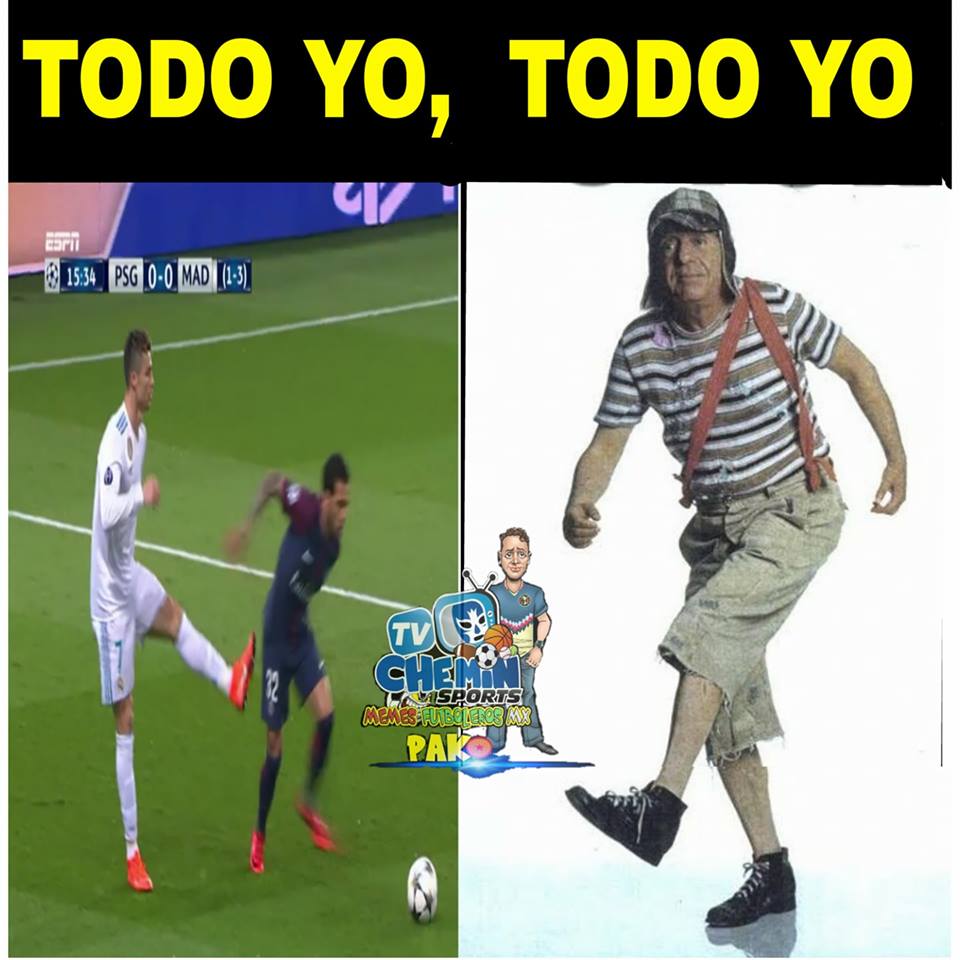 Mejores memes del PSG vs. Real Madrid en los octavos de la Champions League.