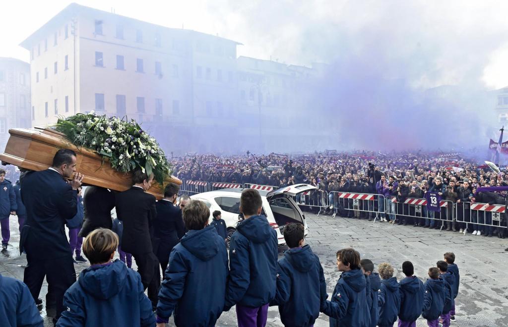 Las  imágenes más emotivas del funeral de Davide Astori