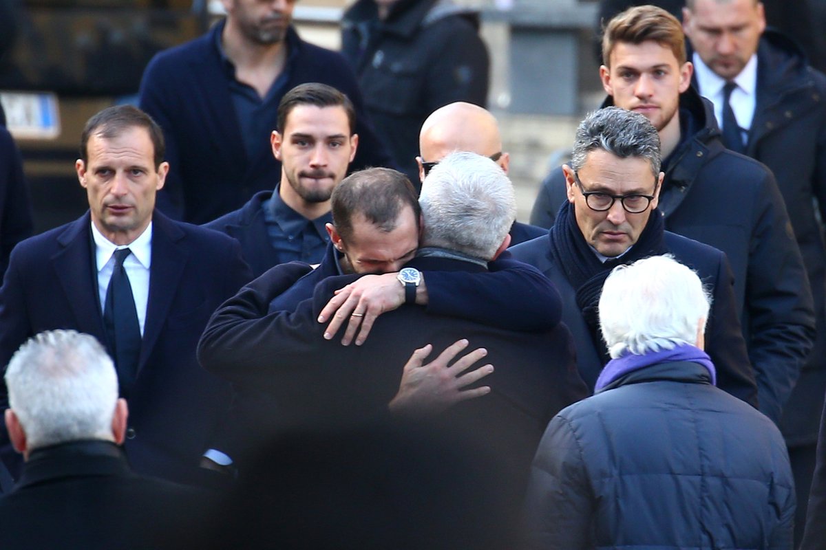 Las  imágenes más emotivas del funeral de Davide Astori