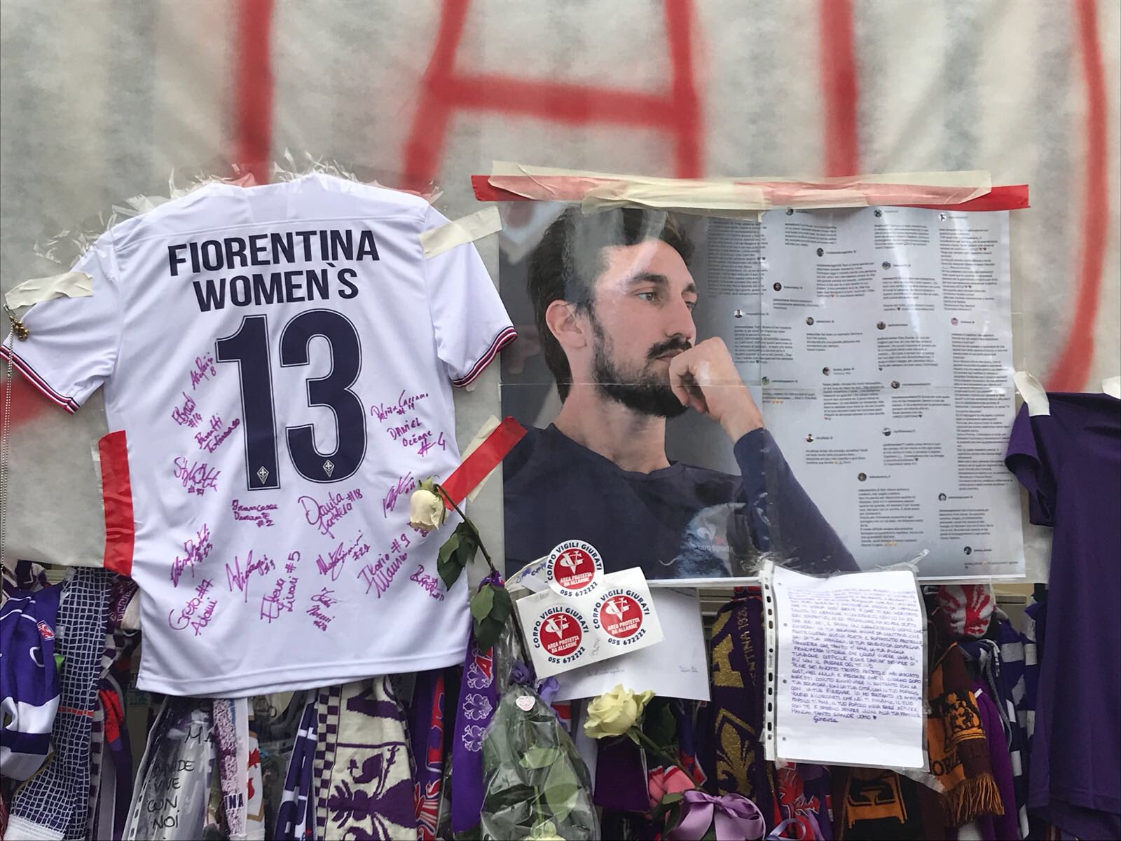 Las  imágenes más emotivas del funeral de Davide Astori