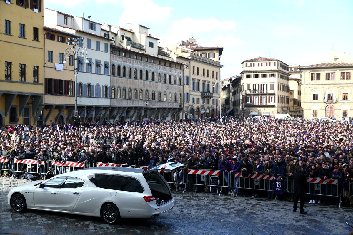 Las  imágenes más emotivas del funeral de Davide Astori