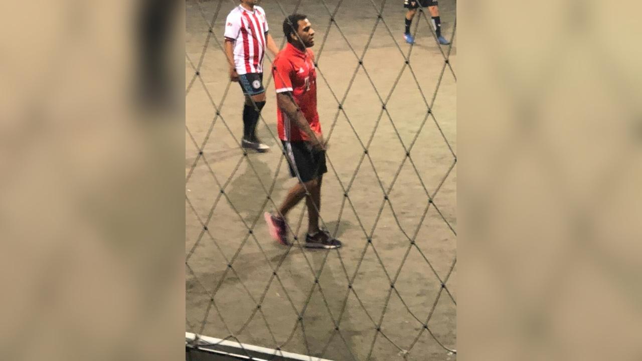 Alexi Gómez se echó su cascarita antes de enfrentar a Puebla
