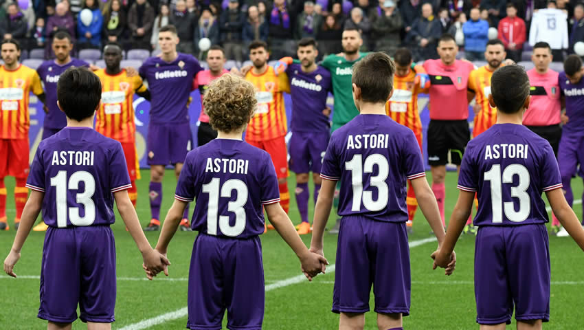 Mejores imágenes del homenaje de la Fiorentina a Davide Astori.