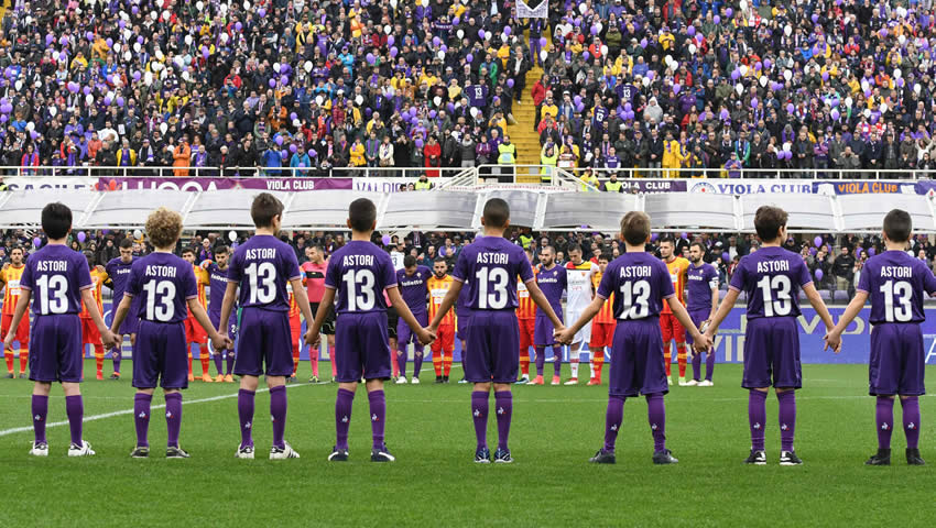 Mejores imágenes del homenaje de la Fiorentina a Davide Astori.