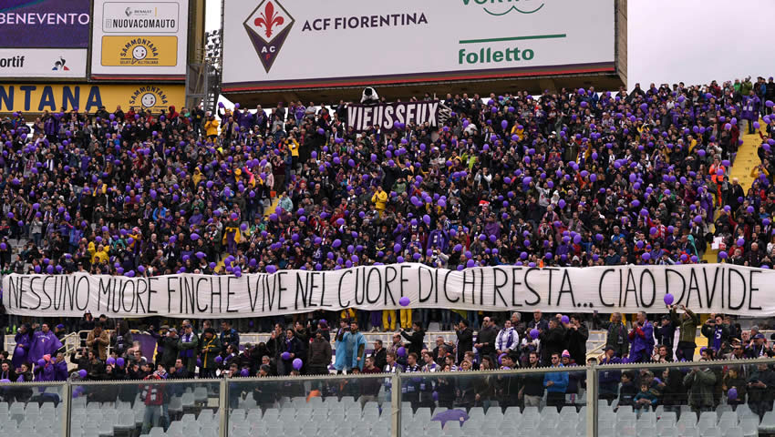 Mejores imágenes del homenaje de la Fiorentina a Davide Astori.