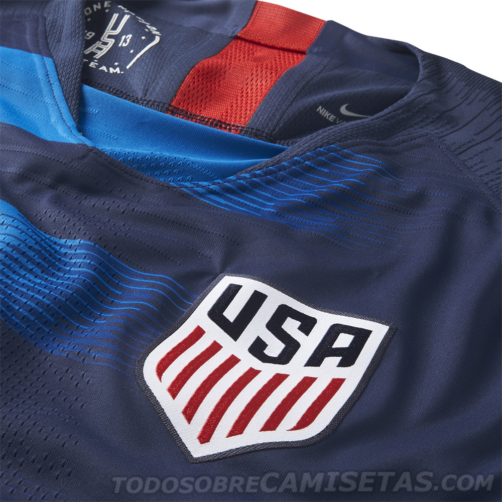 Así son las nueva playeras de Estados Unidos