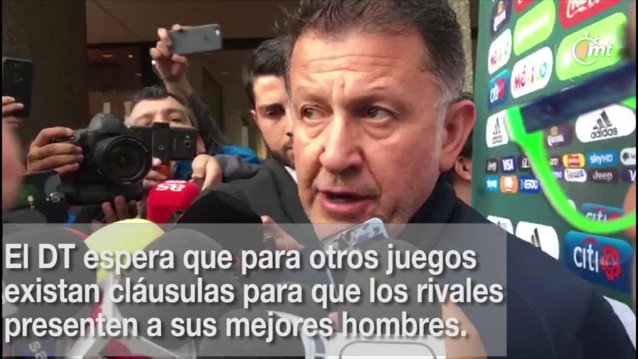 Molestan a Juan Carlos Osorio bajas de Croacia y exige reglas claras