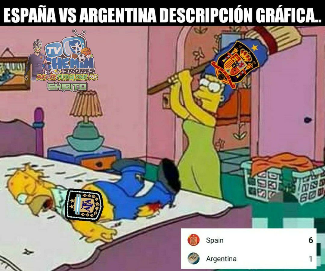 Espa a Le Dio A Argentina hasta Para Llevar Y Los Memes Tambi n