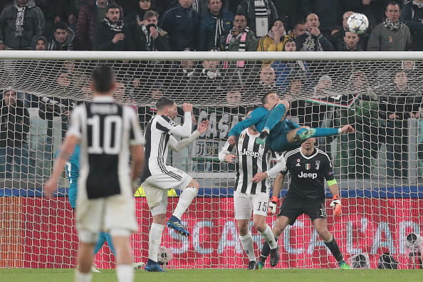 Cristiano Ronaldo marcó una chilena de antología en Champions