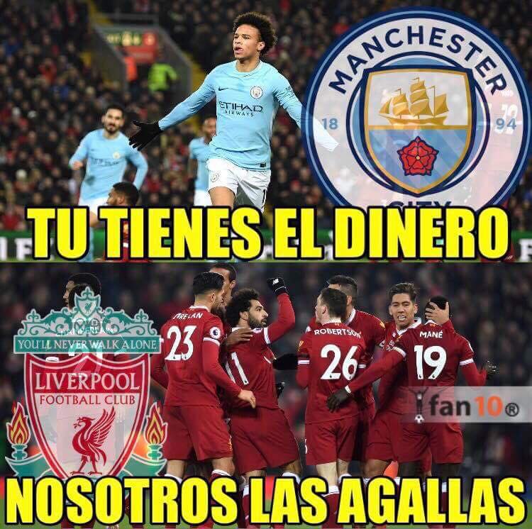 Los memes también humillaron a la Roma y al Manchester City