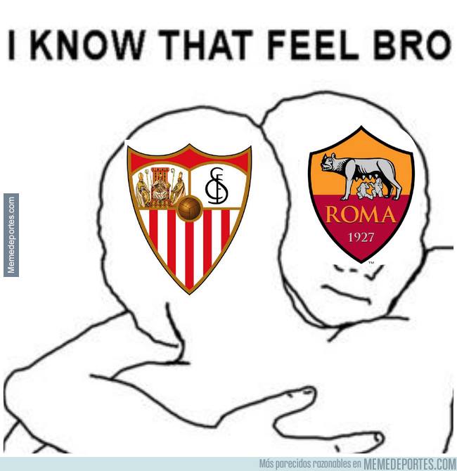 Los memes también humillaron a la Roma y al Manchester City