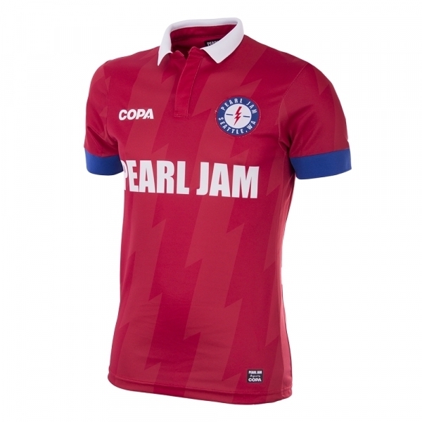 La colección de playeras futboleras de Pearl Jam