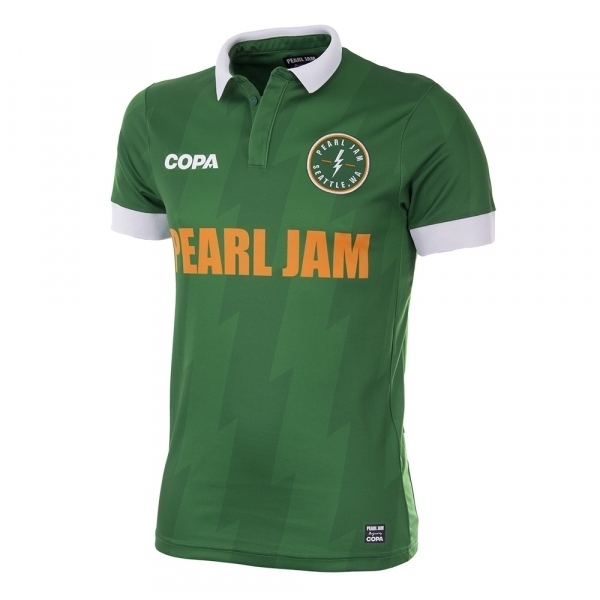 La colección de playeras futboleras de Pearl Jam