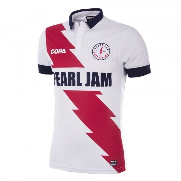 La colección de playeras futboleras de Pearl Jam