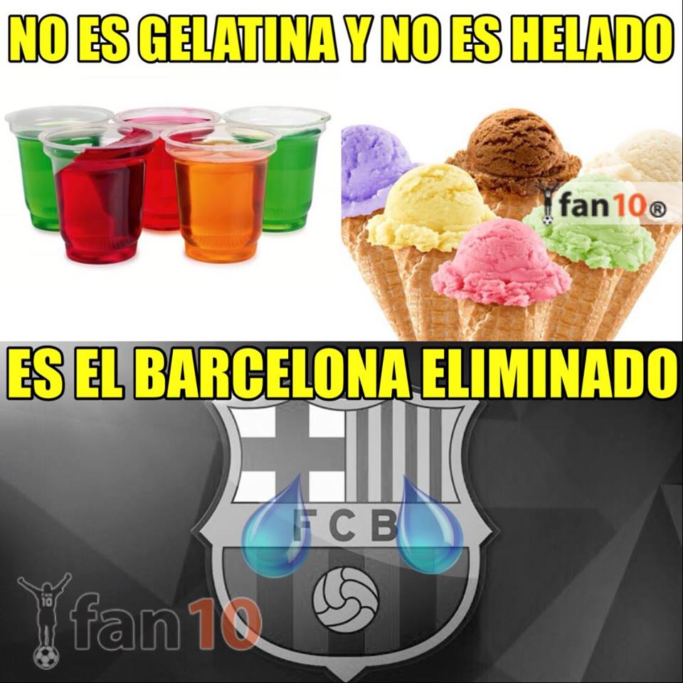 Los mejores memes de la remontada en el AS Roma vs. FC Barcelona de la Champions