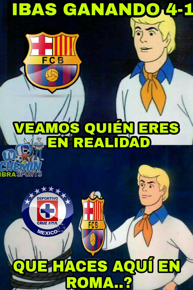 Los mejores memes de la remontada en el AS Roma vs. FC Barcelona de la Champions