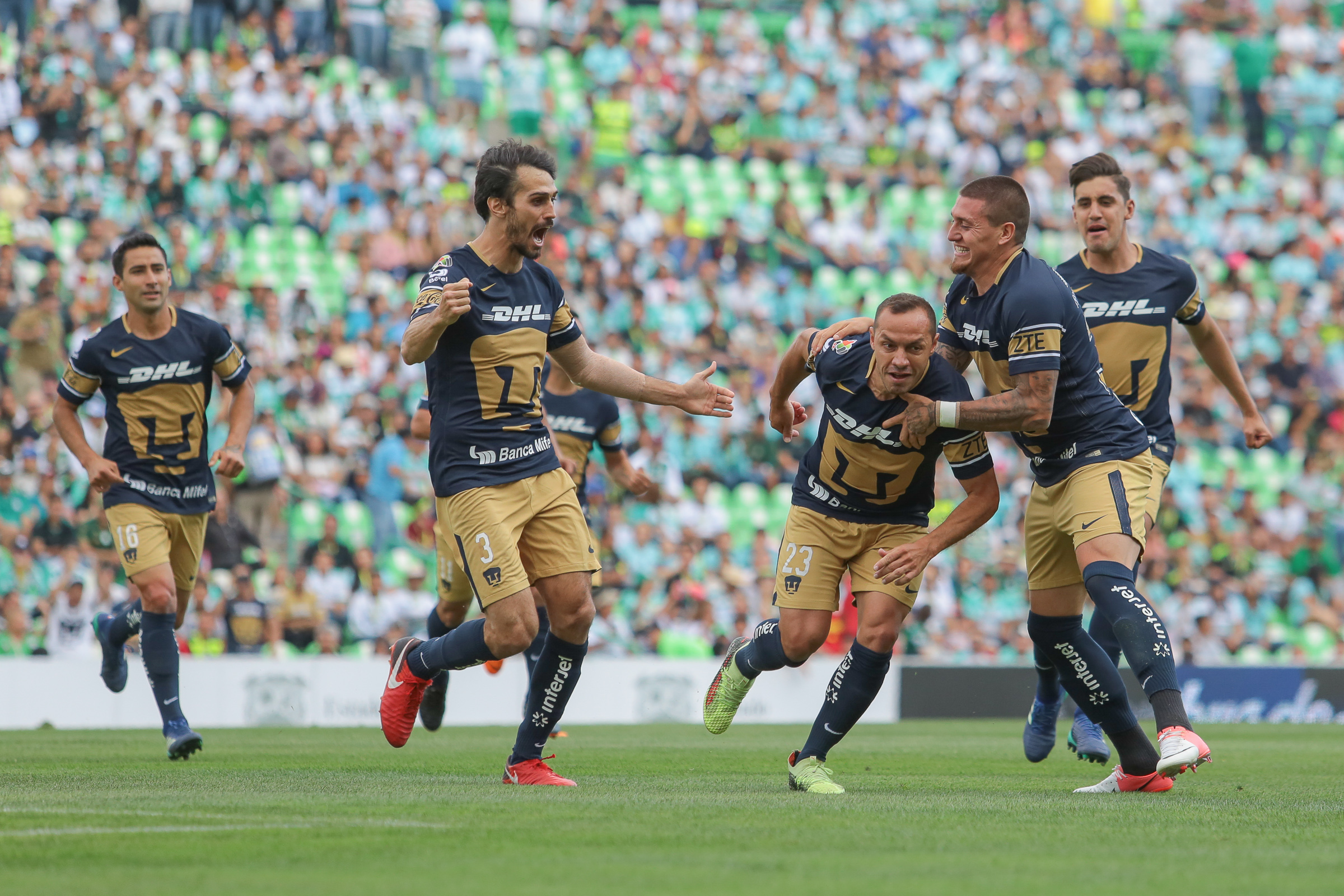 Las mejores postales del triunfo de Pumas ante Santos