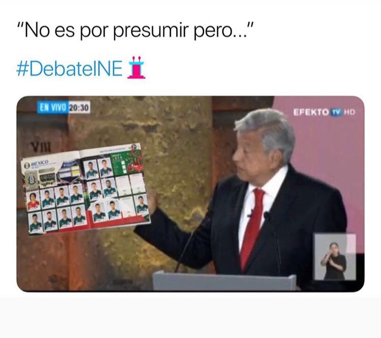 Ríete a carcajadas con los mejores memes del debate presidencial México 2018