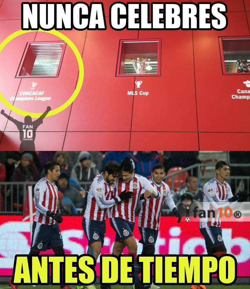 Los mejores memes del título del Chivas vs Toronto en Concachampions