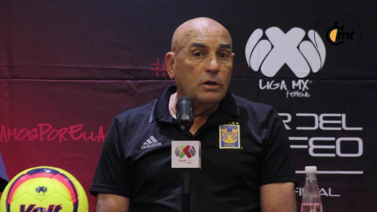 Batocletti, DT de Tigres femenil, previo al juego de vuelta de la final del Clau. 2018 de la Liga MX Femenil. (Foto:Imago7)