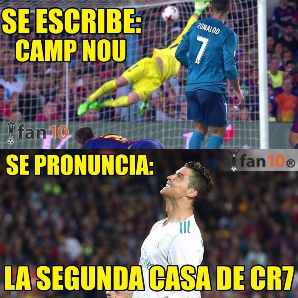 Los mejores memes del Clásico español entre el Barcelona y el Real Madrid