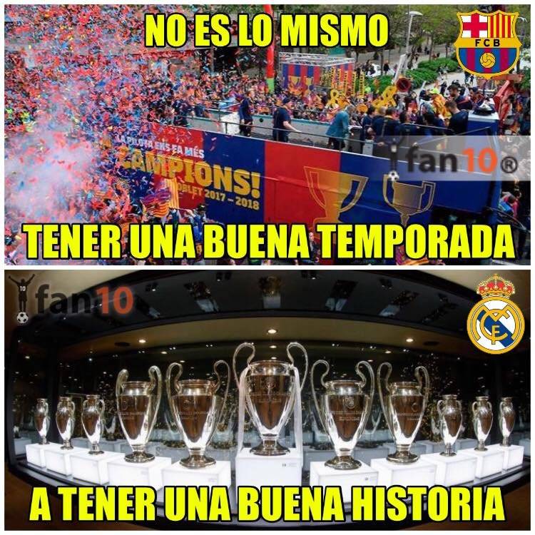 Los mejores memes del Clásico español entre el Barcelona y el Real Madrid