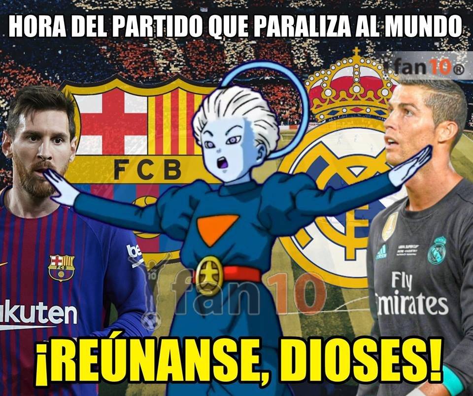 Los mejores memes del Clásico español entre el Barcelona y el Real Madrid