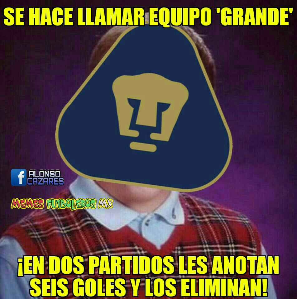 Memes América vs. Pumas y Rayados vs. Xolos de la Liguilla del Clausura 2018.