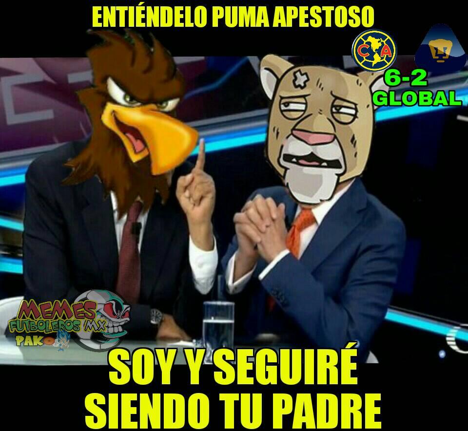 Memes América vs. Pumas y Rayados vs. Xolos de la Liguilla del Clausura 2018.