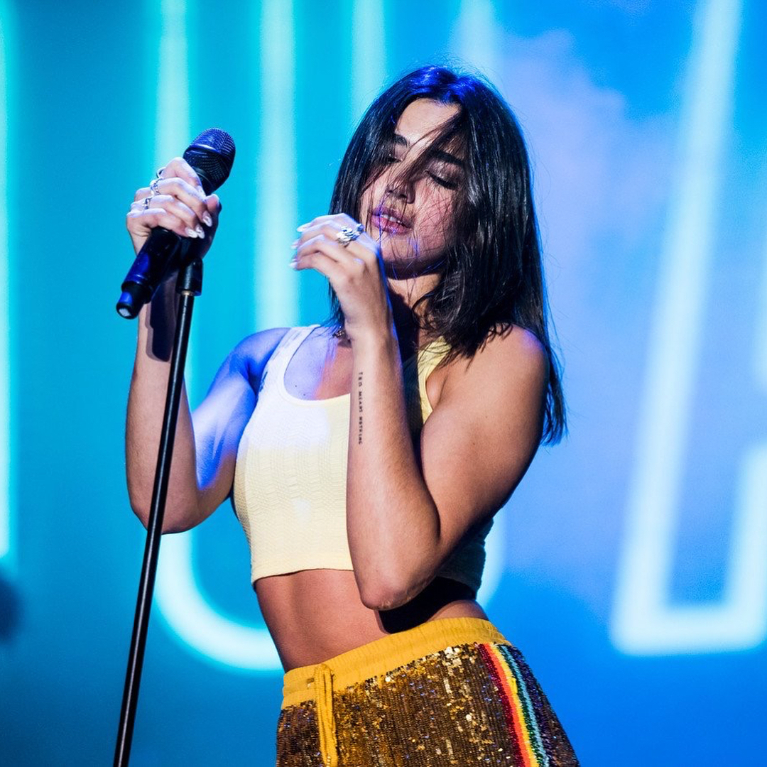 Dua Lipa, el lado más bello de la Final de la Champions