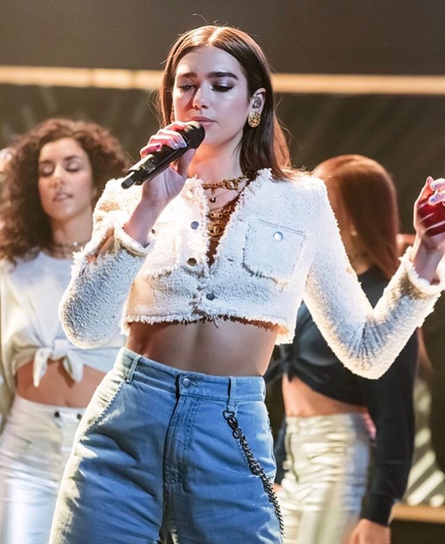 Dua Lipa, el lado más bello de la Final de la Champions