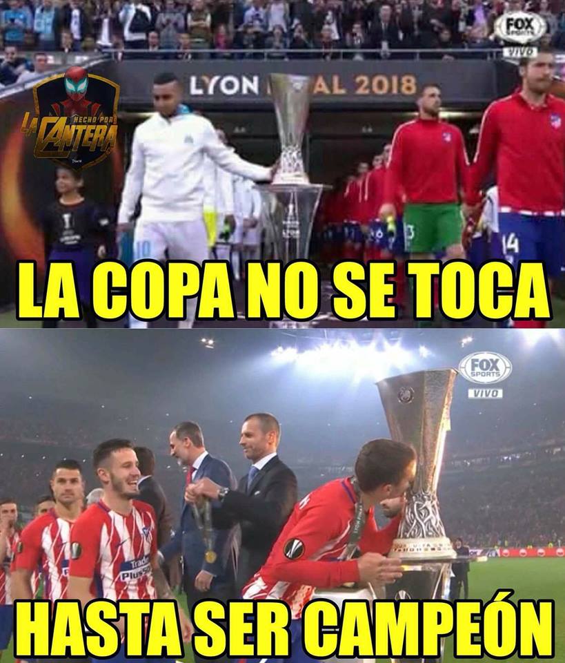 Atlético de Madrid venció 3-0 a Marsella en la Final de la Europa League