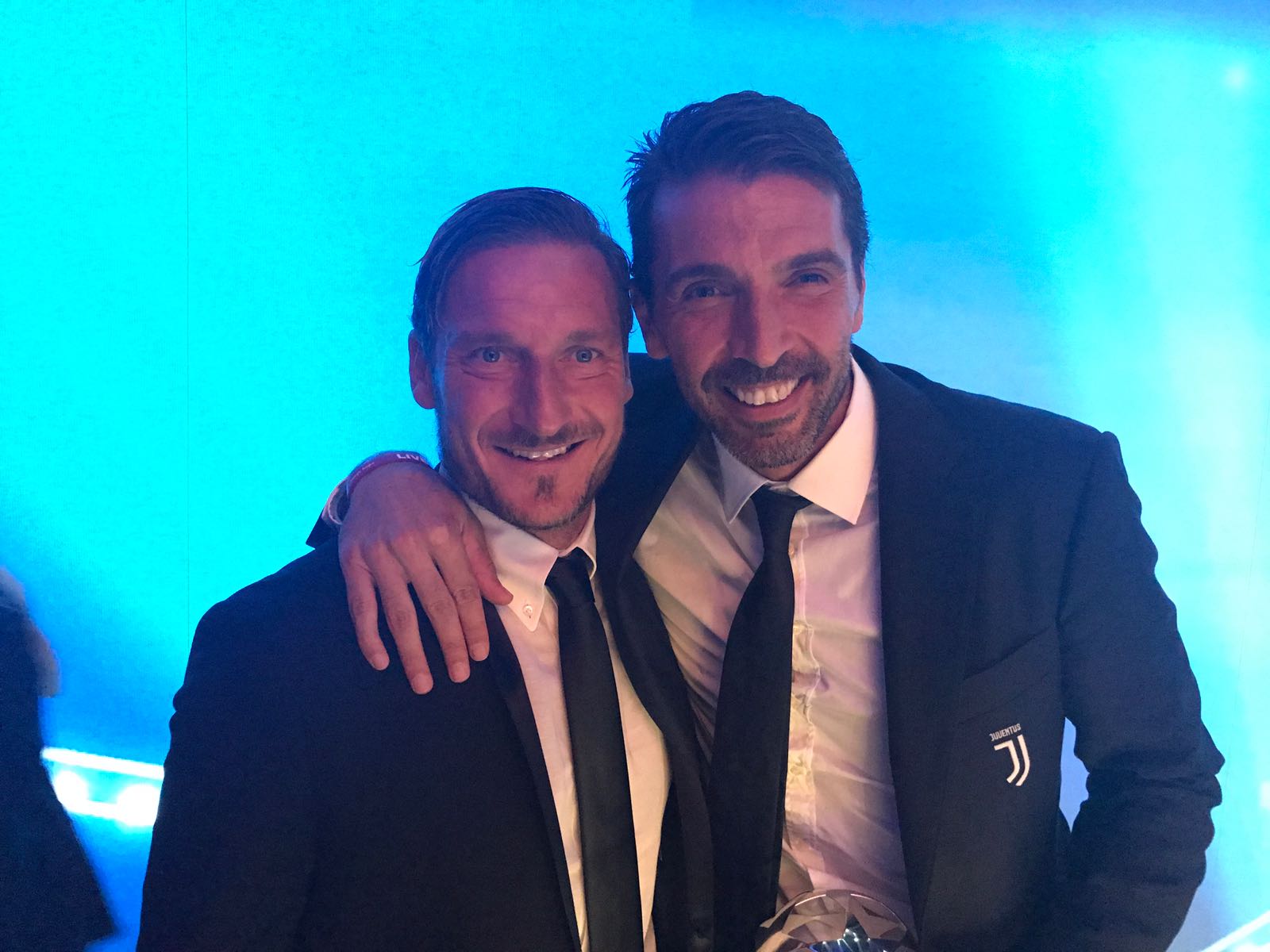 Buffon y Totti, amigos y rivales en la cancha
