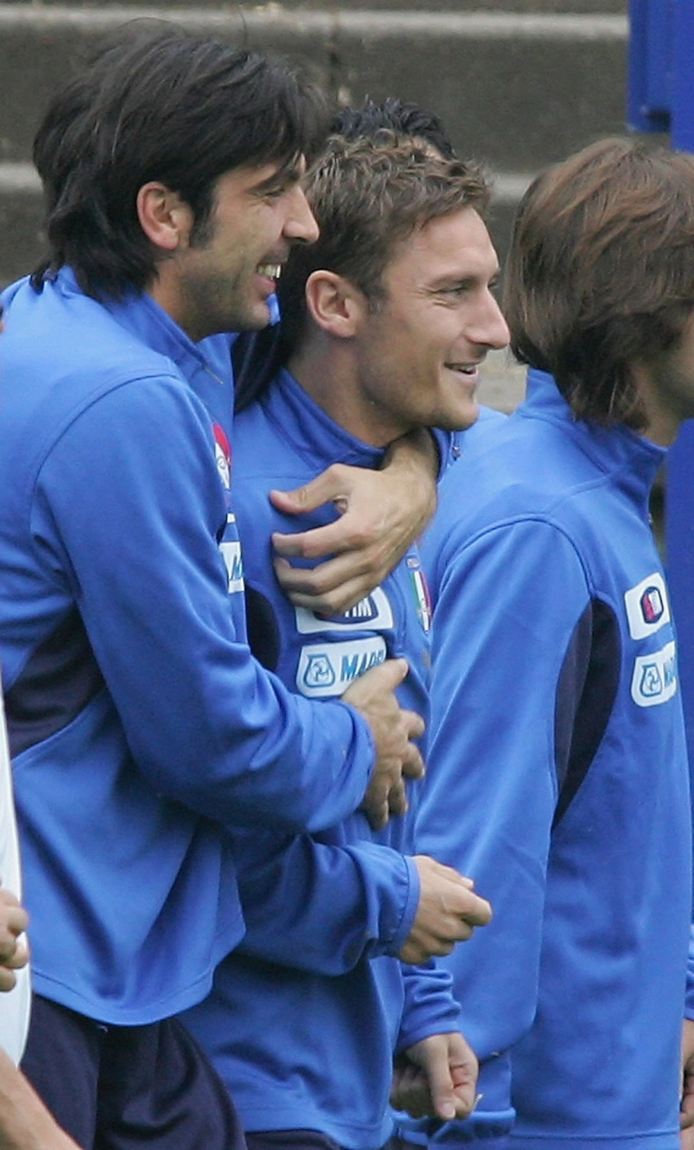 Buffon y Totti, amigos y rivales en la cancha