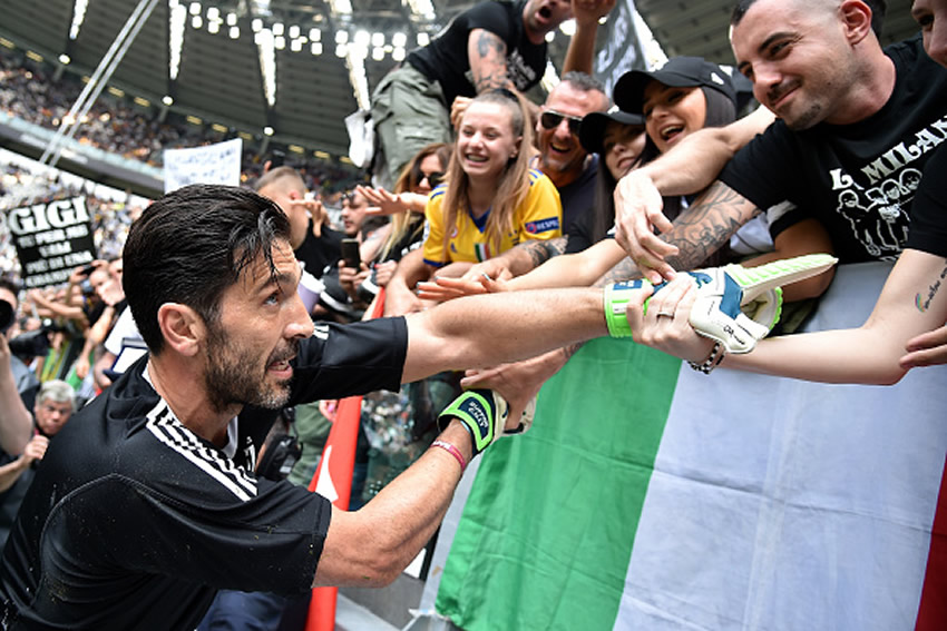 Gianluigi Buffon tuvo emotiva despedida de la Juventus
