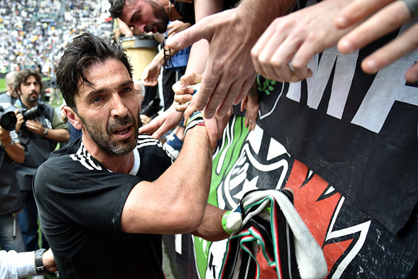 Gianluigi Buffon tuvo emotiva despedida de la Juventus