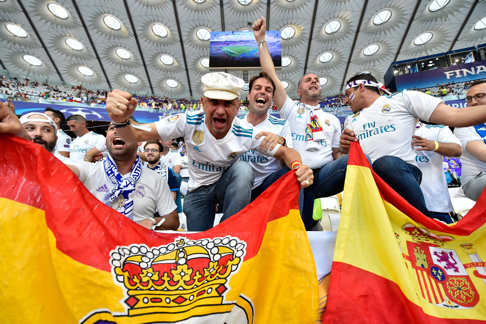 Final de Champions League entre Real Madrid y Liverpool en postales