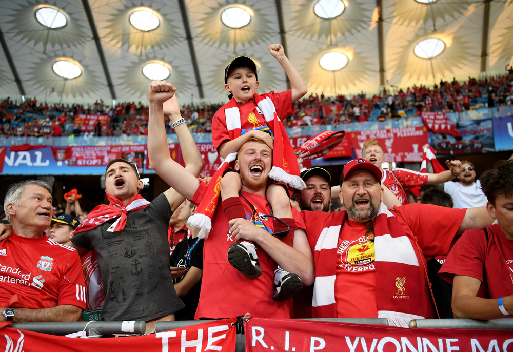 Final de Champions League entre Real Madrid y Liverpool en postales