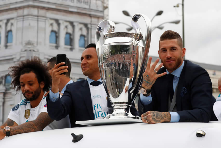 Real Madrid festejó con miles de aficionados la 13ra Champions League.